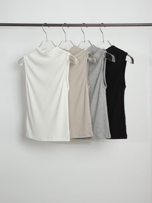 111510 Mock Neck Tank Top