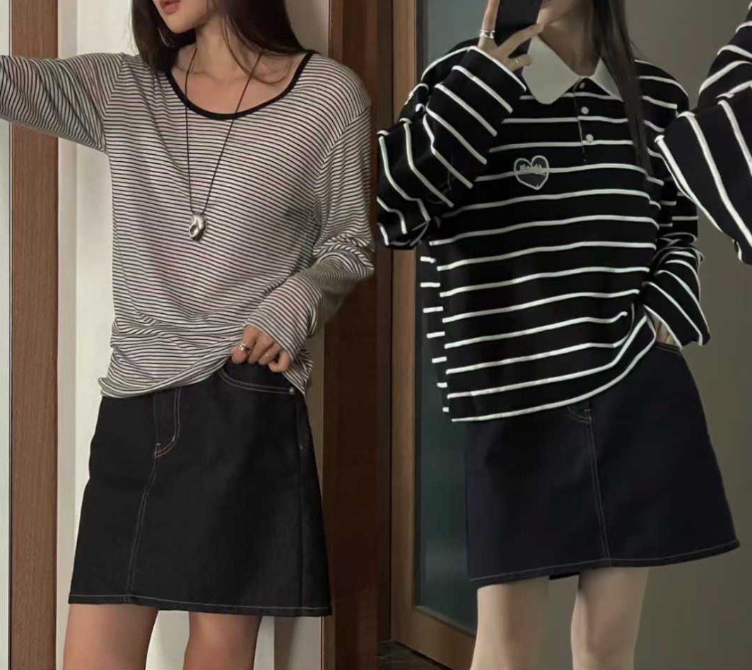 111517 - Denim Mini Skirt