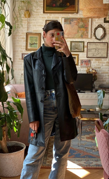 111530 - More About: 90s Leather Jacket (PU)