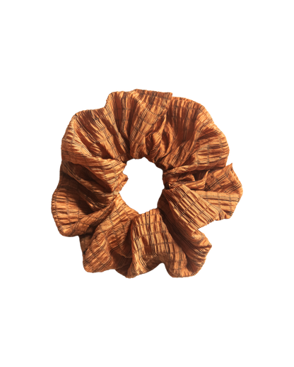 Orange Waffle Scrunchie