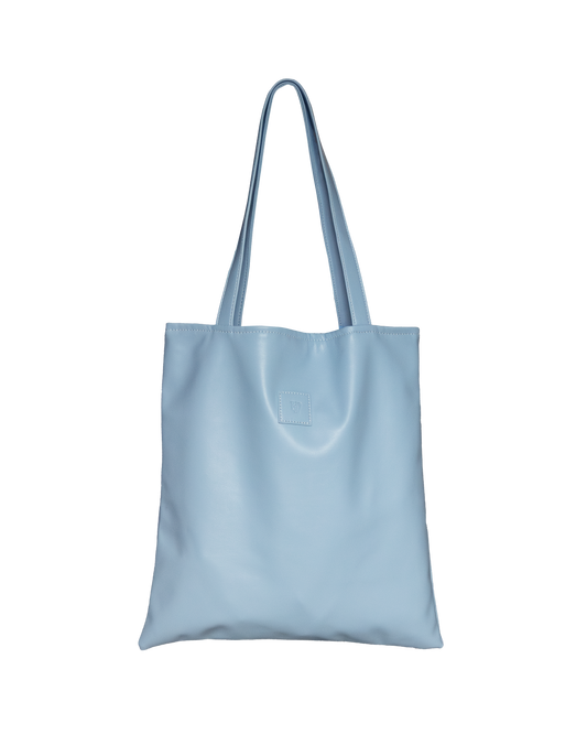 Sq.Tote - PU leather Babyblue