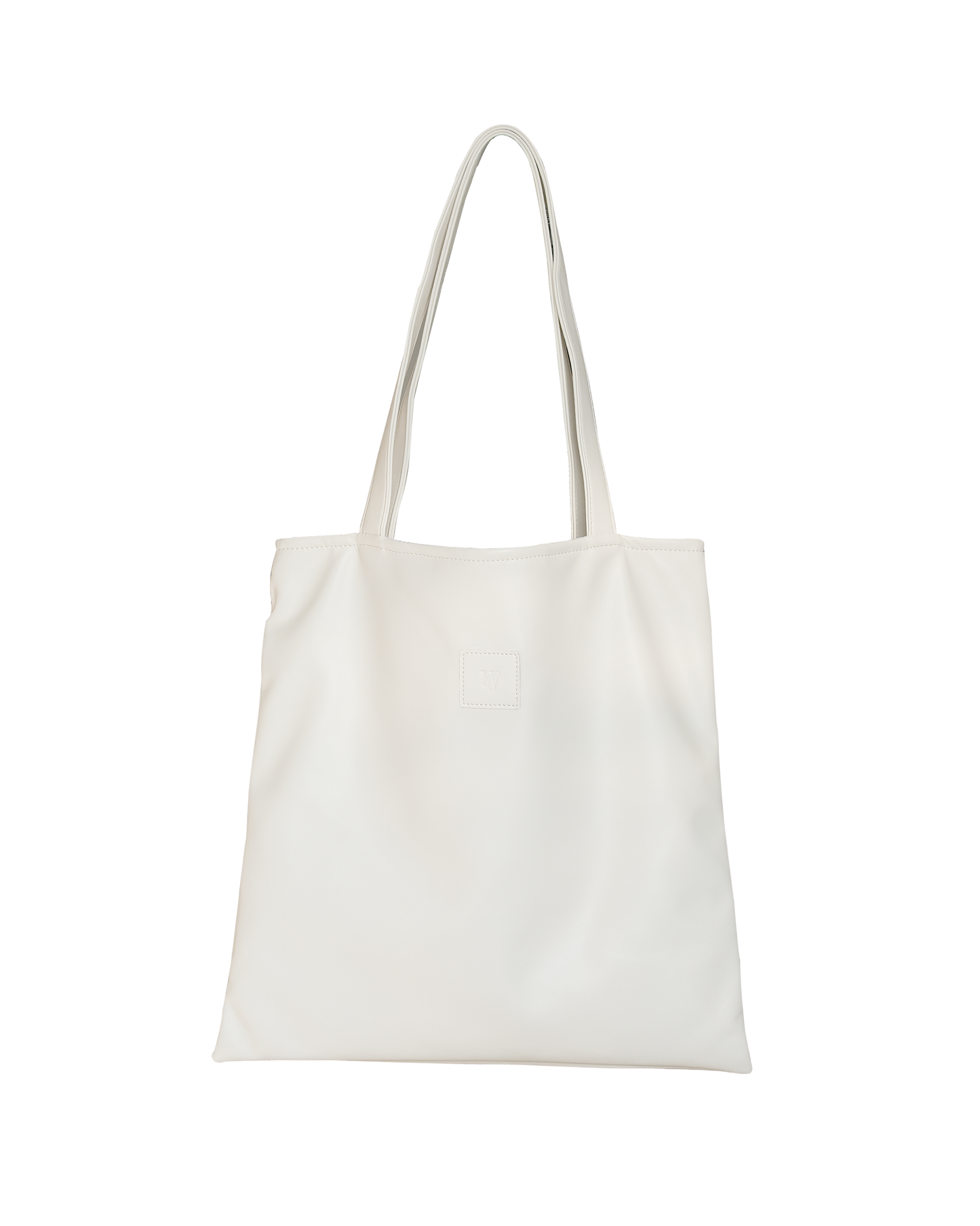 Sq.Tote - PU leather Ivory