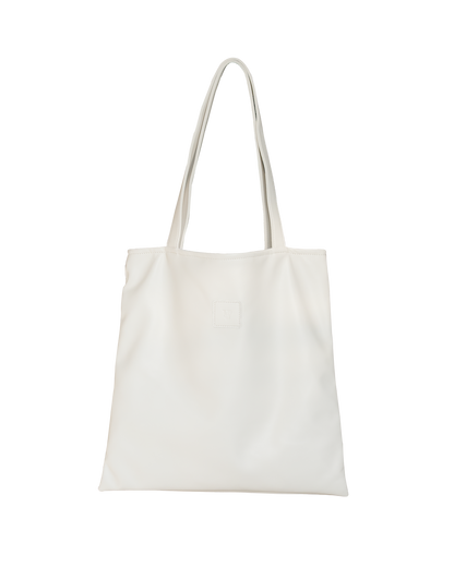 Sq.Tote - PU leather Ivory