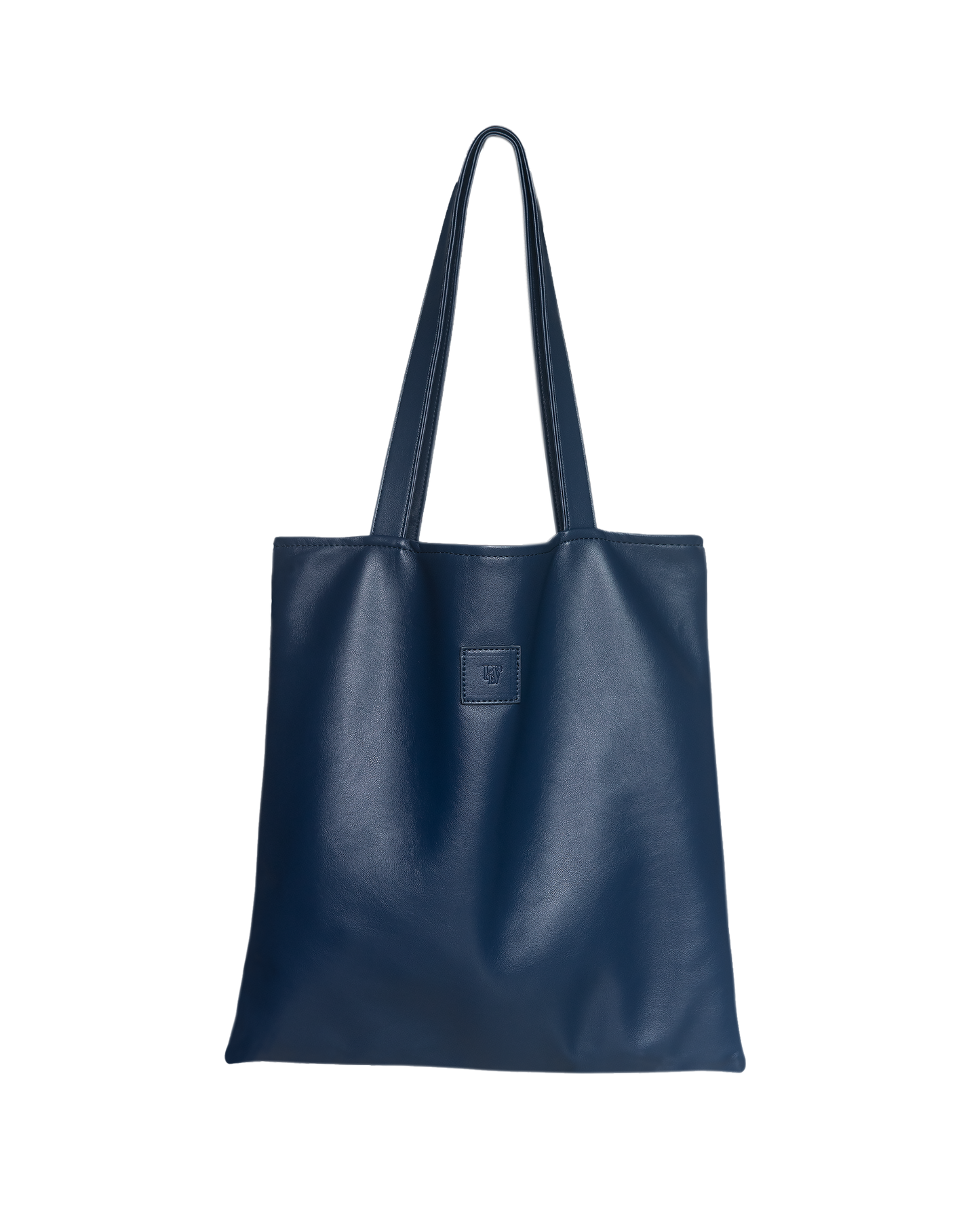 Sq.Tote - PU leather Navy
