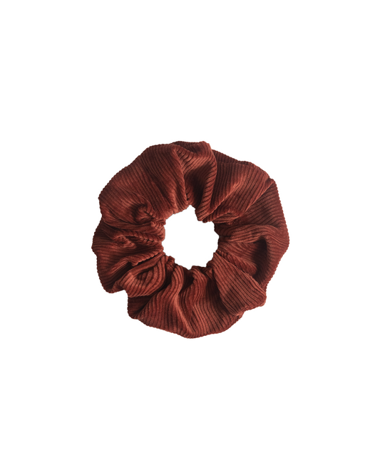 Red Corduroy Scrunchie