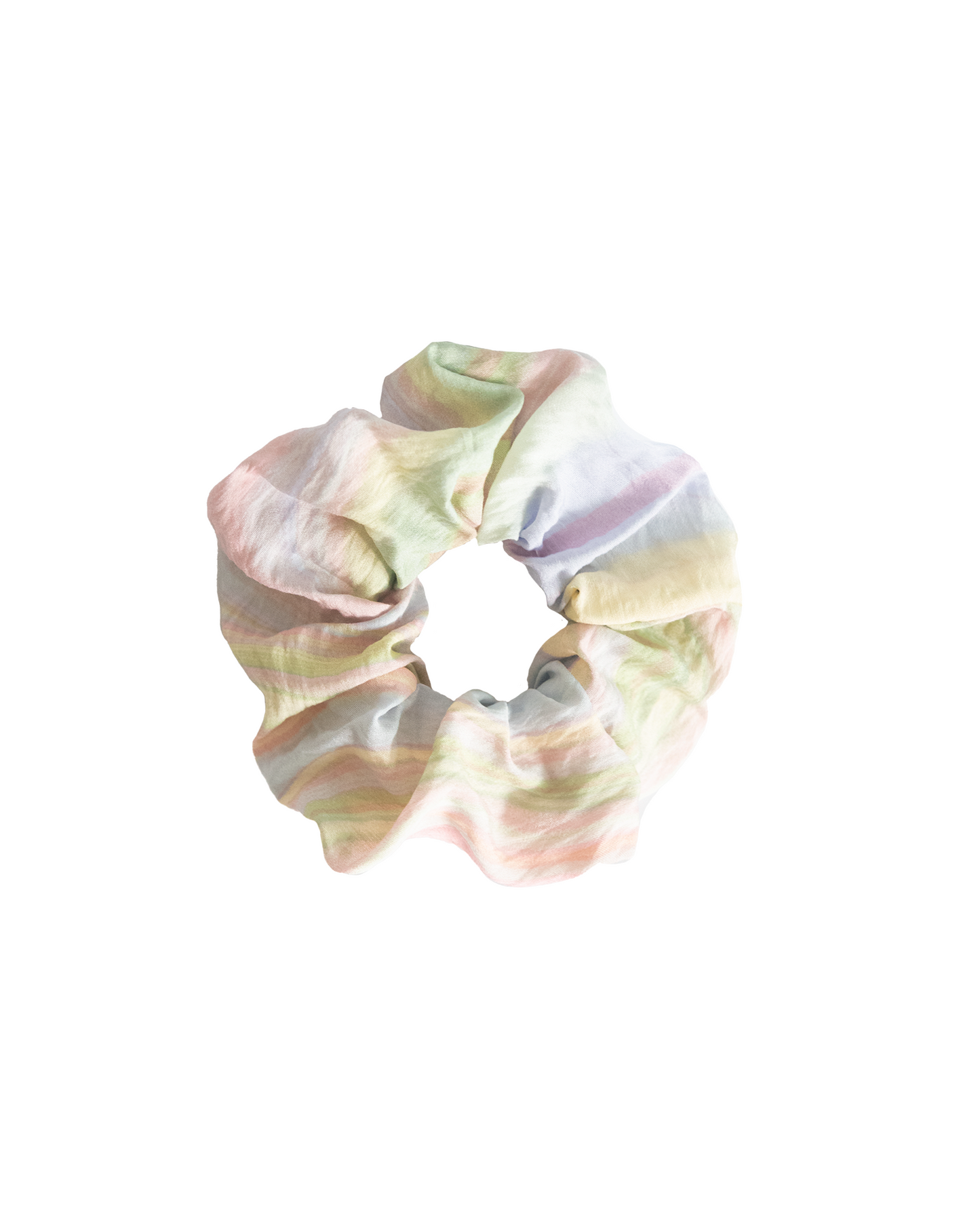 Pastel Rainbow Scrunchie