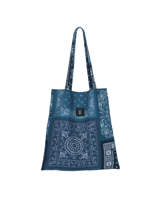 Square Tote - Blue Totem Ver.2