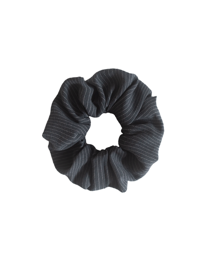 Striped Navy Scrunchie