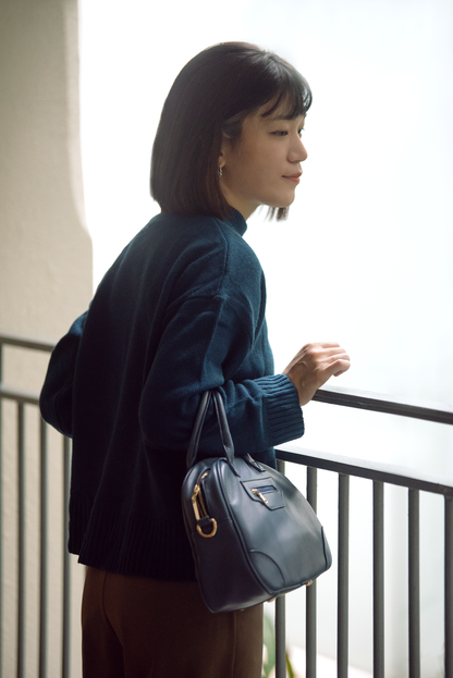 Bread Bag - Pu Leather Blue Dusk