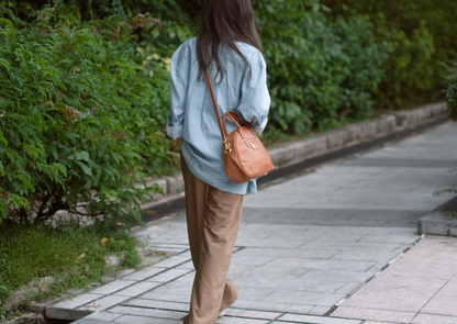 Lia Pocket Shirt - Striped Light Blue