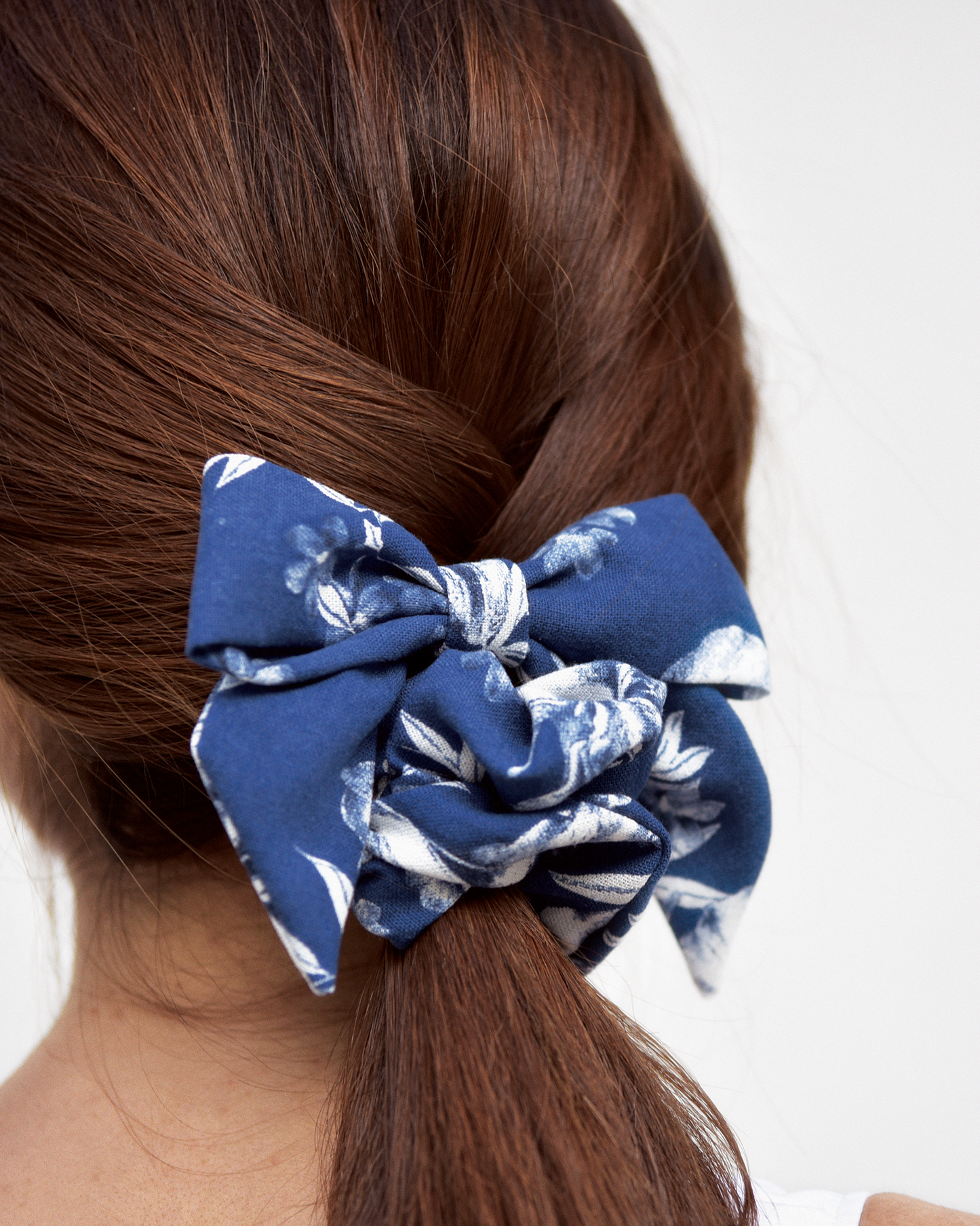 Blue Floral Hairpin