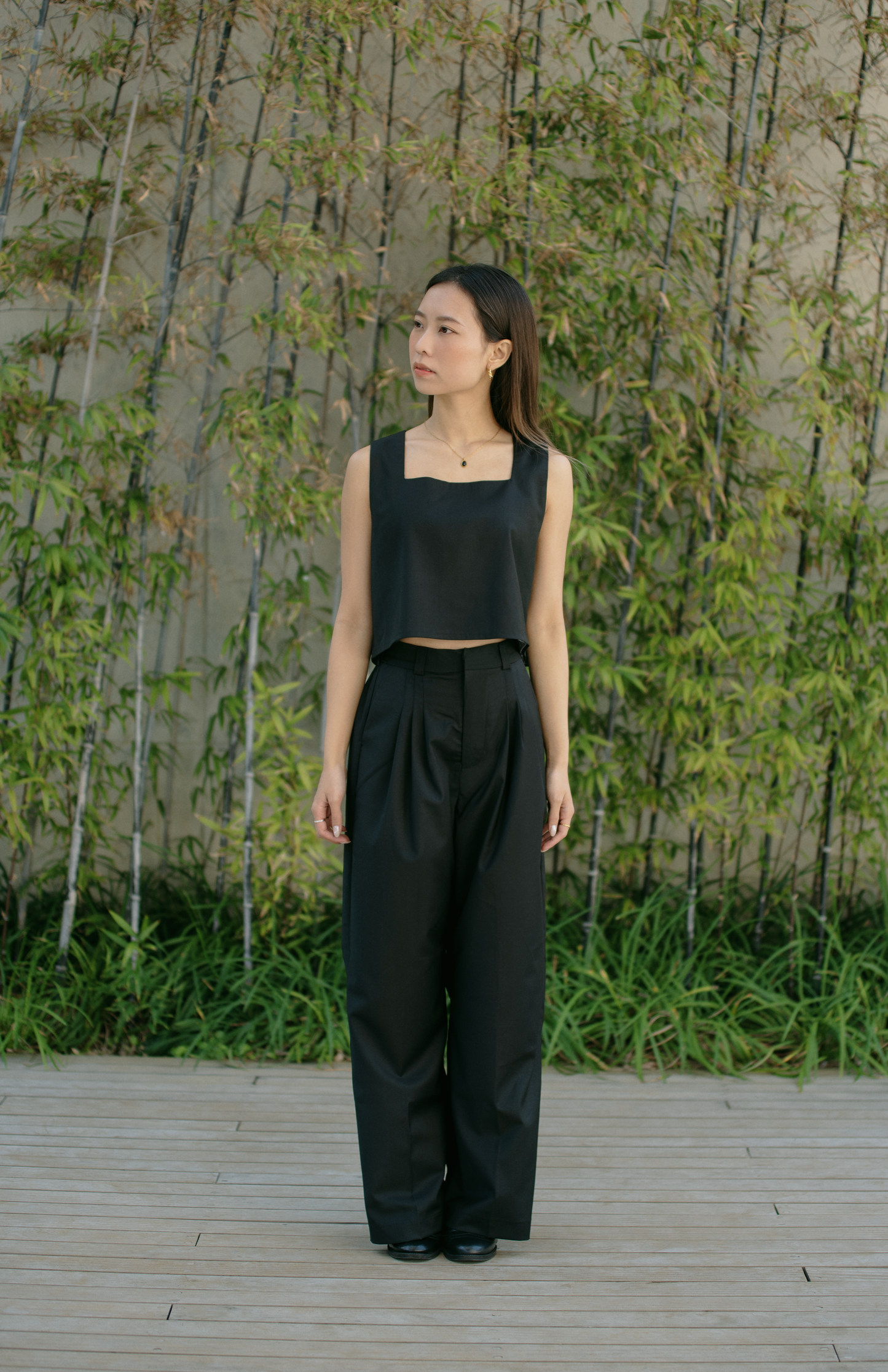 Box Pleated Pants - 23 Spring