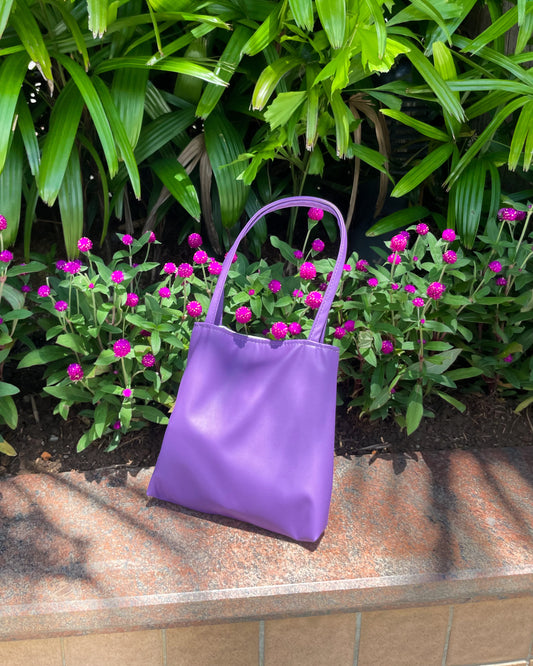 Tea-Bag Small - PU Leather Bright Purple