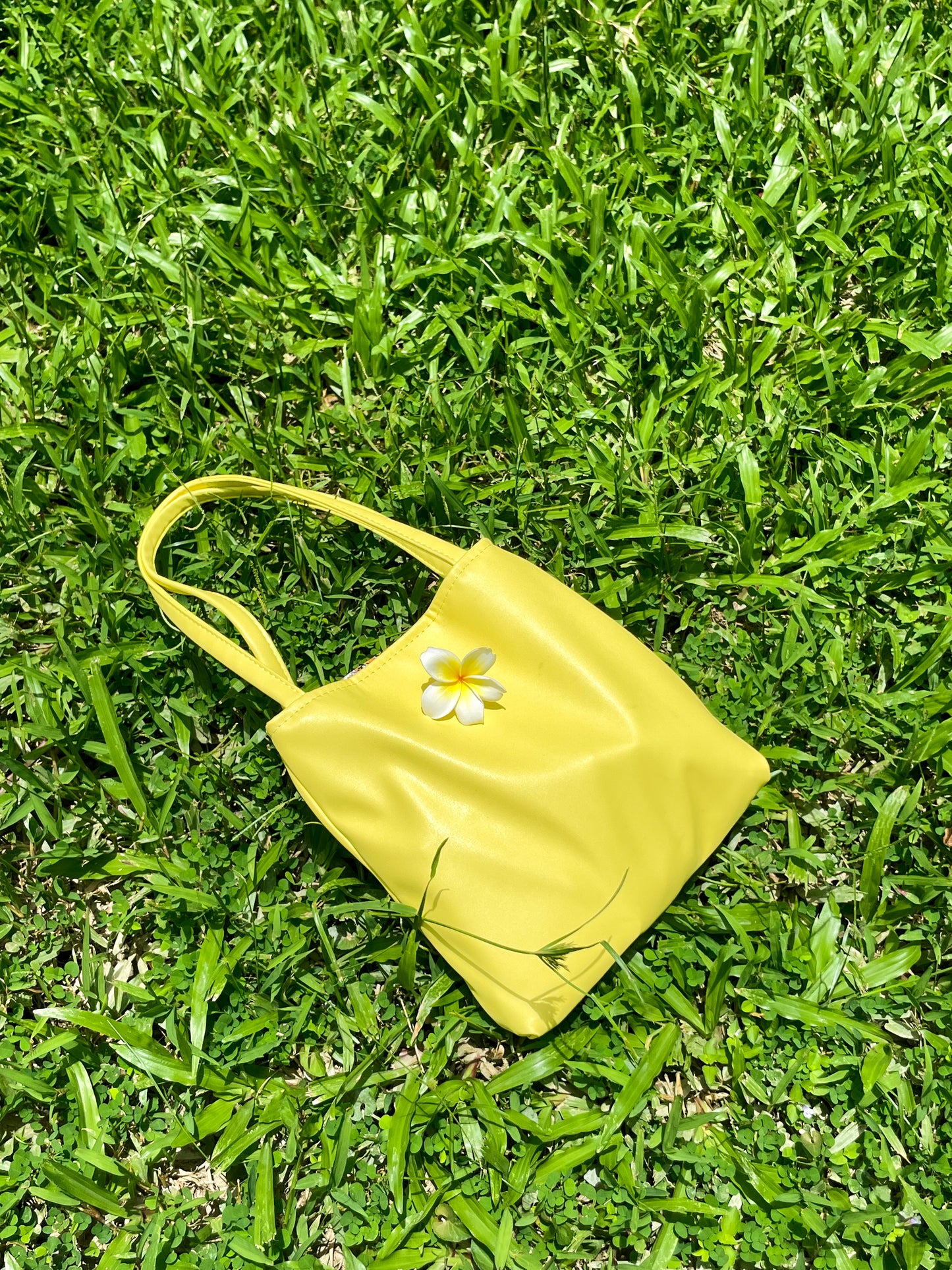 Tea-Bag Small - PU Leather Bright Yellow