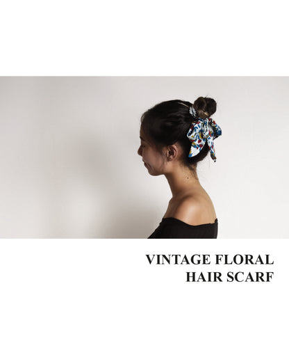 Vintage floral Hairscarf