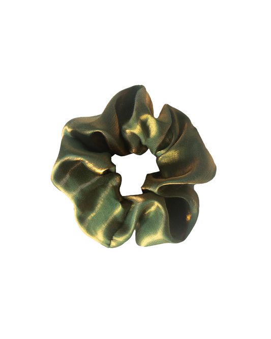 Galaxy Green Scrunchie